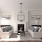 Ekena Millwork Diane Ceiling Medallion (Fits Canopies up to 5 3/8"), 18"OD x 3 5/8"ID x 1 1/8"P, Platinum CM18DIPLS - alternate 2
